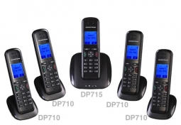 IP Grandstream DECT тeлeфoн DP715/DP710  